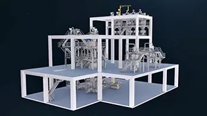 Комплексная система смешивания, дозирования и упаковки порошков 